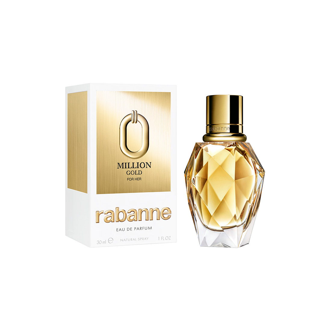 香水(女性用) Rabanne Million Gold for Her 30ml Paco Rabanne Million Gold for Her Eau de Parfum – Parfumerie Mania